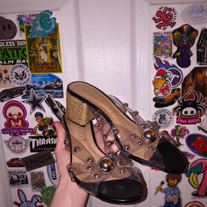 Vicenza Women's Black and Brown Footwear